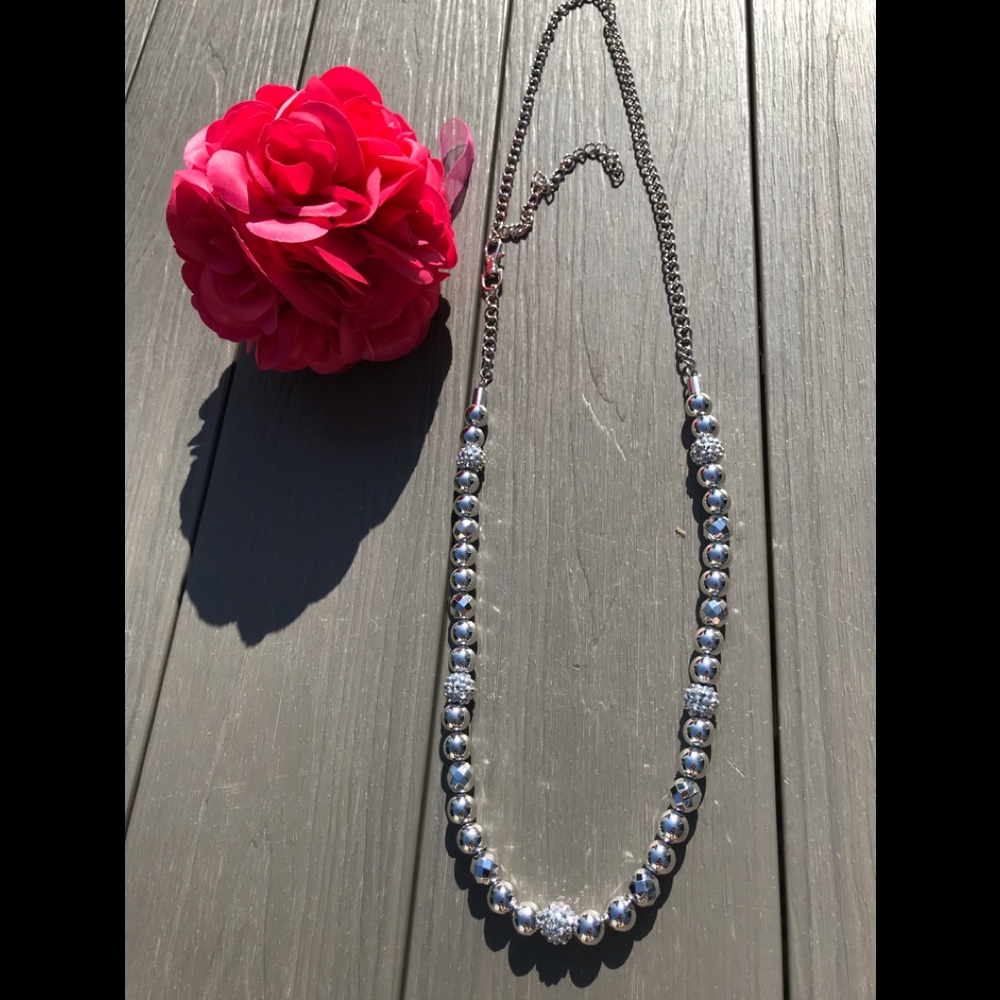 Beautiful Silver Tone Adjustable Belt